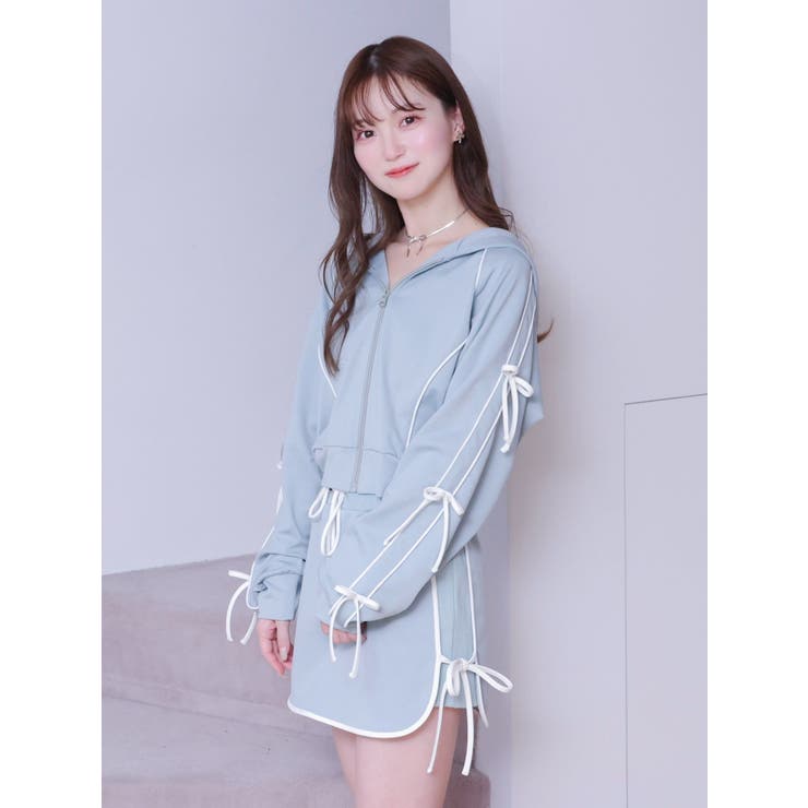 リボンスウェットミニスカパン（セットアップ可能） | EATME | 詳細画像5 