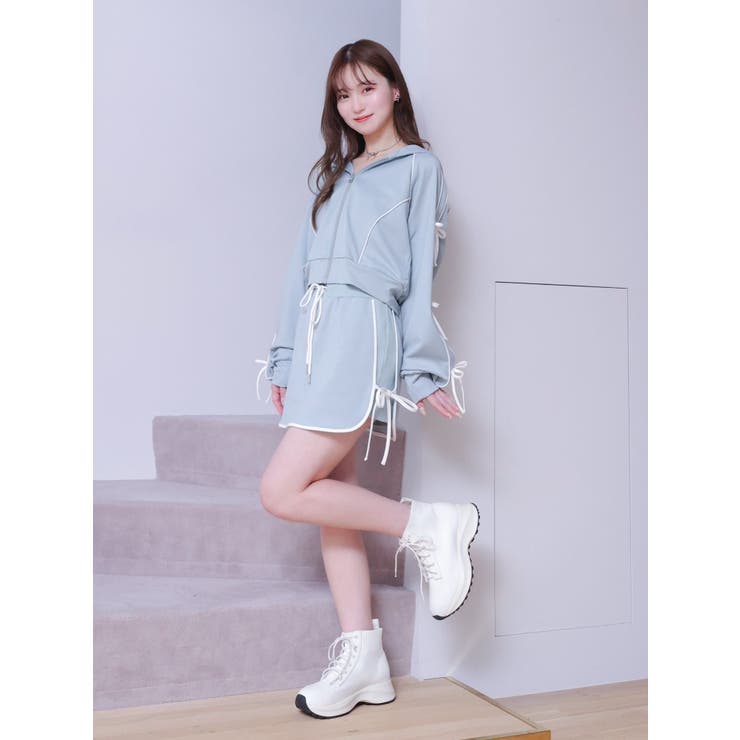 リボンスウェットミニスカパン（セットアップ可能） | EATME | 詳細画像7 