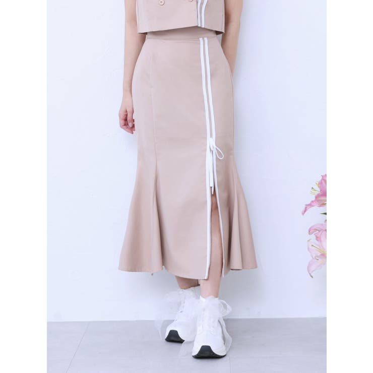 ダブルラインマーメイドスカート（セットアップ可能） | EATME | 詳細画像10 