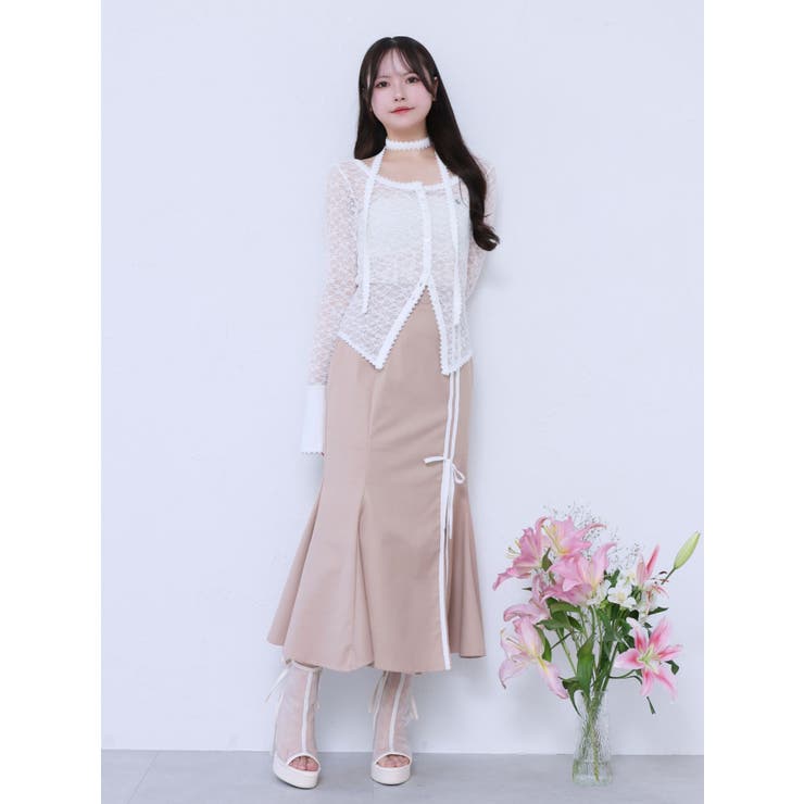 ダブルラインマーメイドスカート（セットアップ可能） | EATME | 詳細画像13 