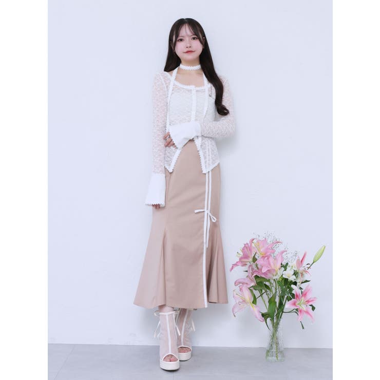 ダブルラインマーメイドスカート（セットアップ可能） | EATME | 詳細画像14 