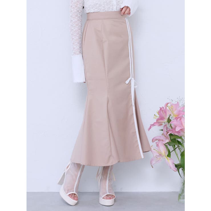 ダブルラインマーメイドスカート（セットアップ可能） | EATME | 詳細画像16 