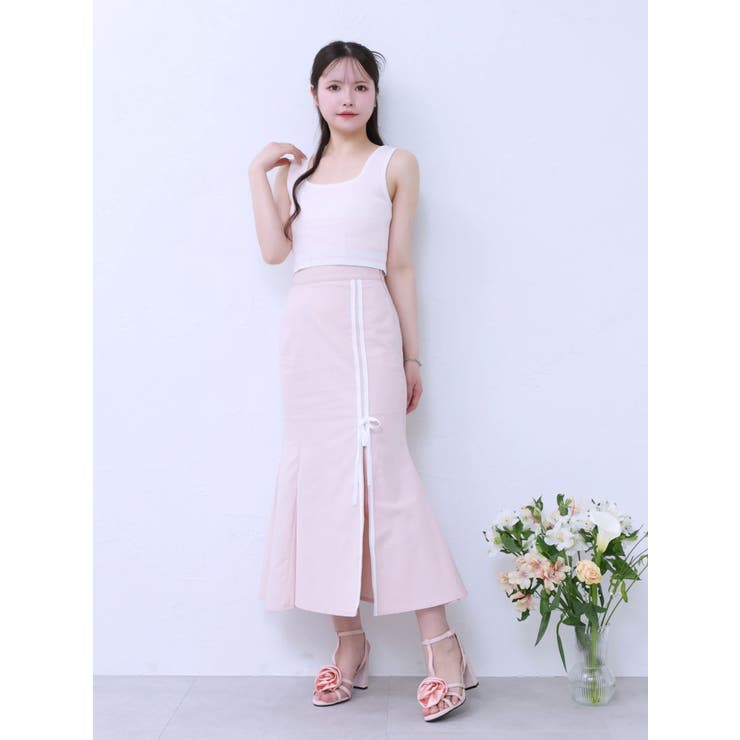 ダブルラインマーメイドスカート（セットアップ可能） | EATME | 詳細画像18 