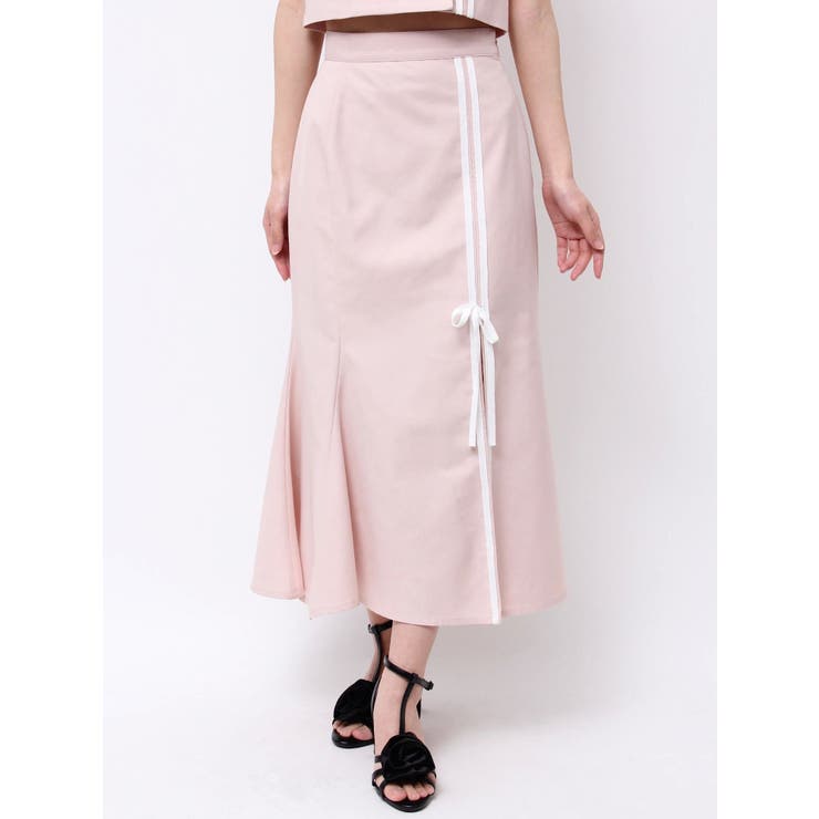 ダブルラインマーメイドスカート（セットアップ可能） | EATME | 詳細画像32 