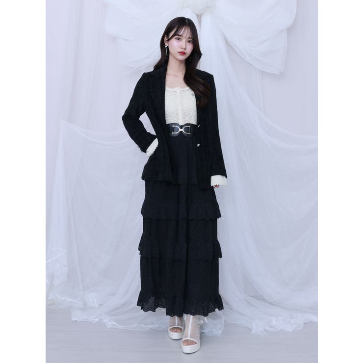 ラッフルティアードロングスカート | EATME | 詳細画像11 