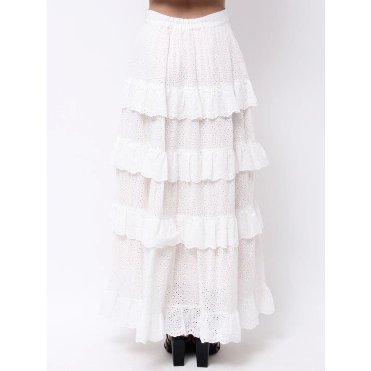 ラッフルティアードロングスカート | EATME | 詳細画像29 