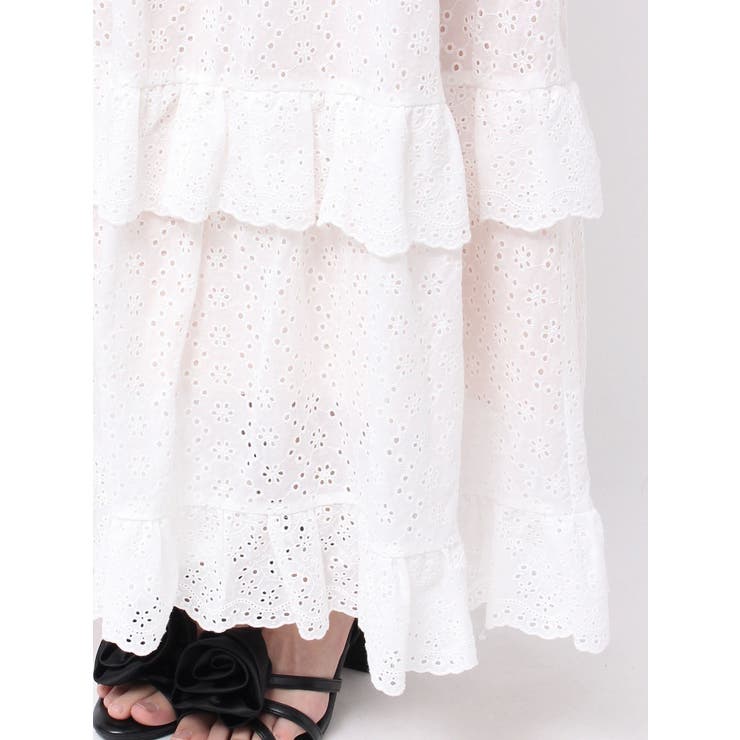 ラッフルティアードロングスカート | EATME | 詳細画像31 