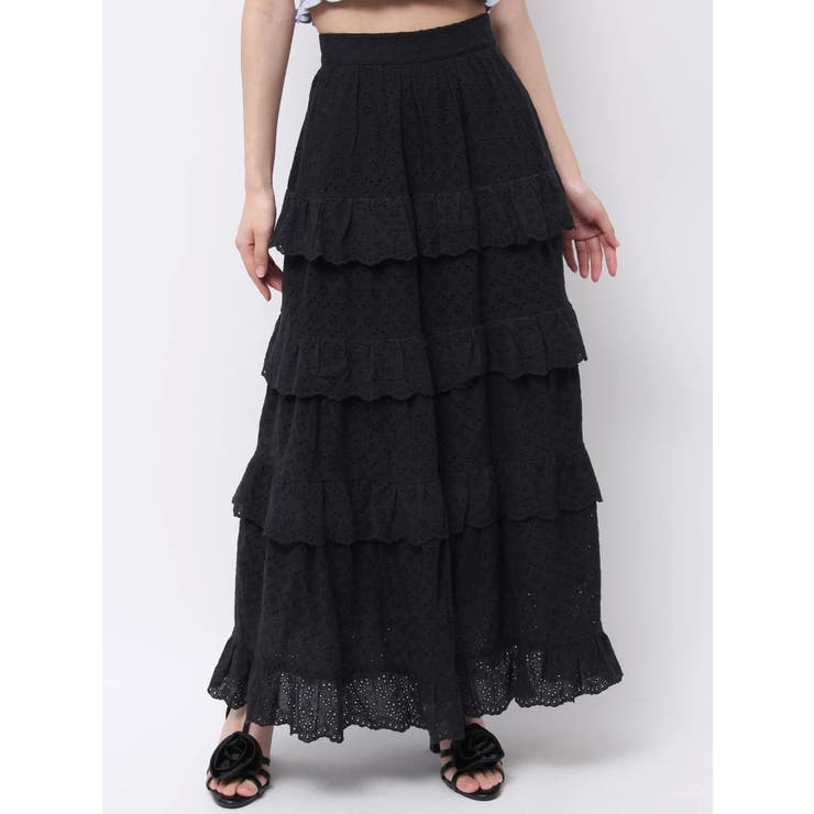 ラッフルティアードロングスカート | EATME | 詳細画像49 