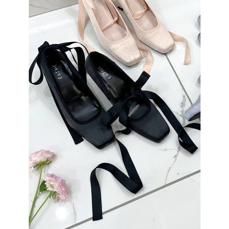 ブラック | バレエライクパンプス | EATME