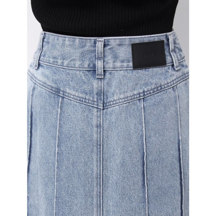 FRONTスリットロングデニムスカート | EATME | 詳細画像17 