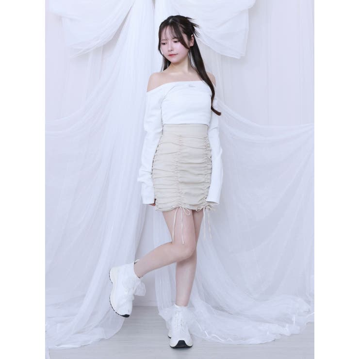 オフショルダーラインTOP | EATME | 詳細画像4 