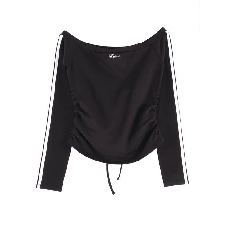 ブラック | オフショルダーラインTOP | EATME