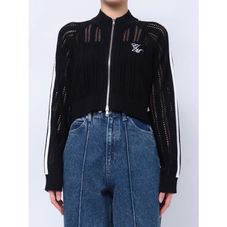 透かし編みラインニット（セットアップ可能） | EATME | 詳細画像15 