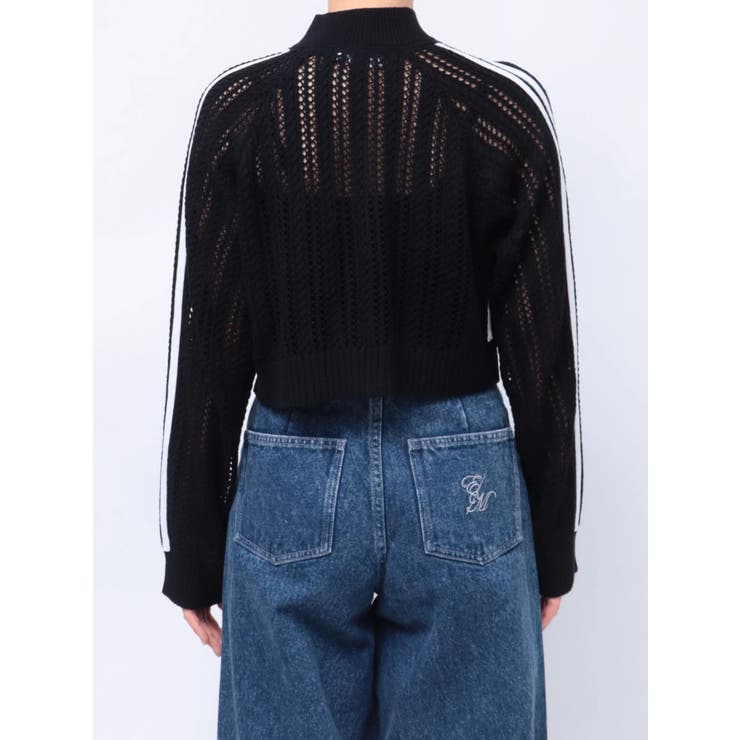 透かし編みラインニット（セットアップ可能） | EATME | 詳細画像17 