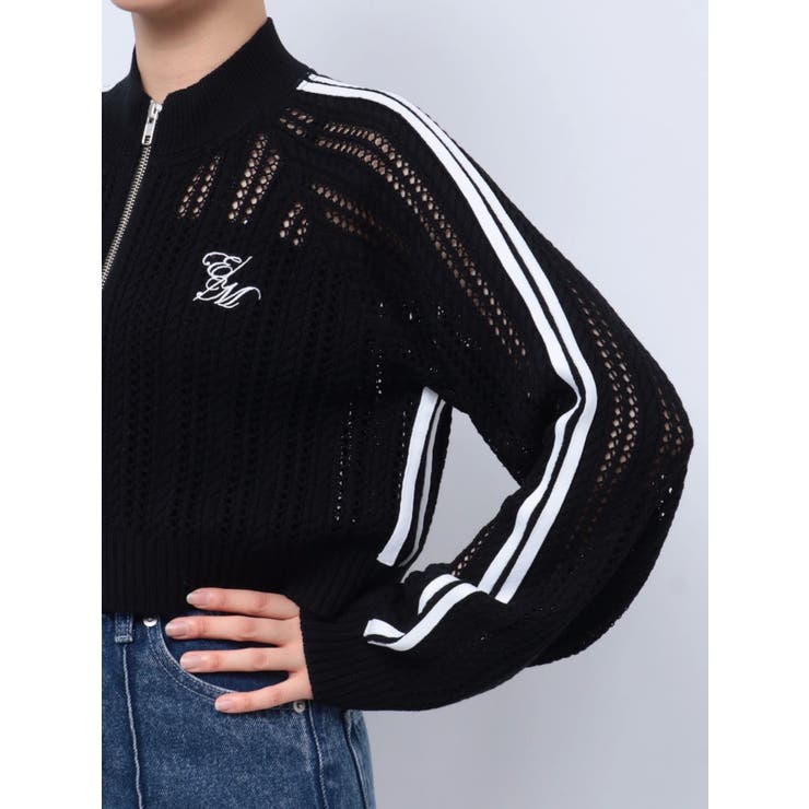 透かし編みラインニット（セットアップ可能） | EATME | 詳細画像19 