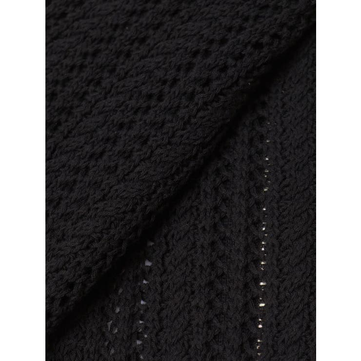 透かし編みラインニット（セットアップ可能） | EATME | 詳細画像21 