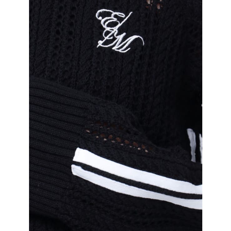 透かし編みラインニット（セットアップ可能） | EATME | 詳細画像30 