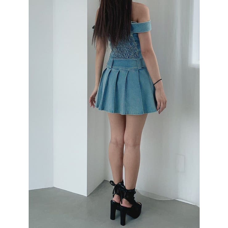 ダブルベルトデニムワンピース | EATME | 詳細画像4 