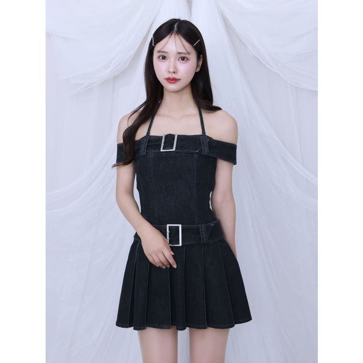 【美品】eatme ダイヤジャガードデニムワンピース EATME ワンピース ダイヤジャガードデニムワンピース : ZOZOTOWN