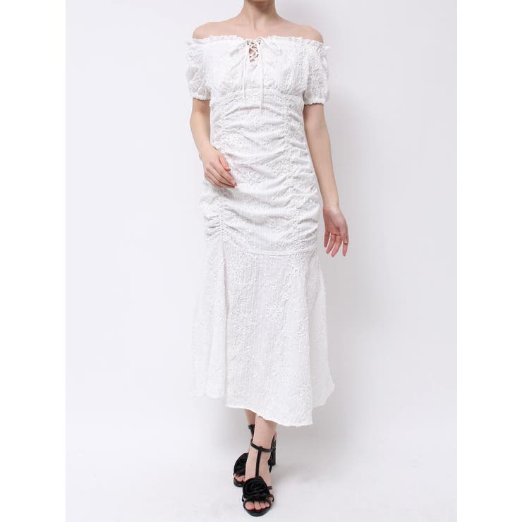 オフショルシャーリングワンピース | EATME | 詳細画像49 