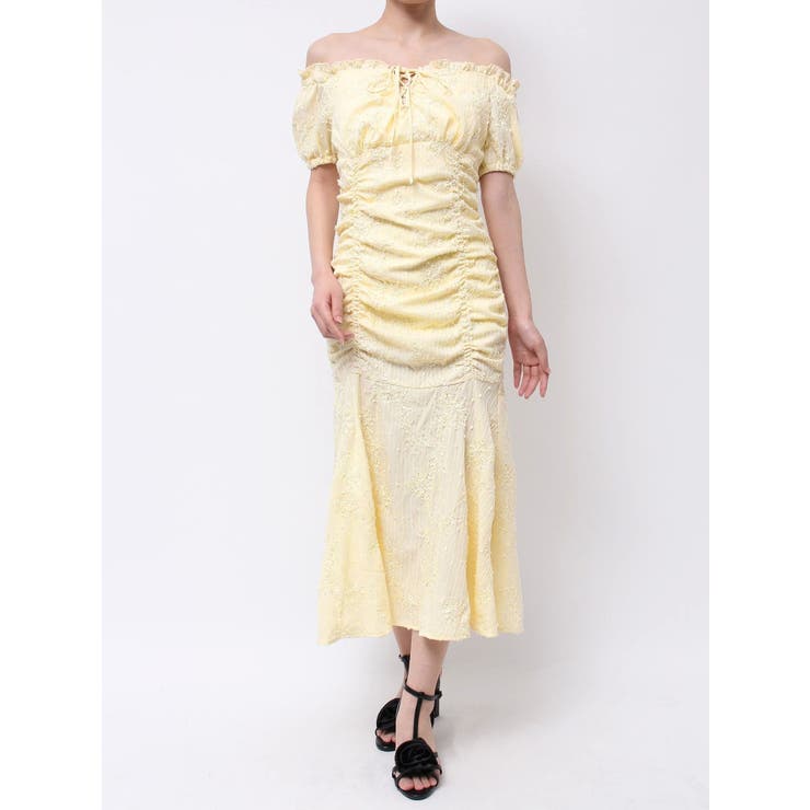 オフショルシャーリングワンピース | EATME | 詳細画像50 