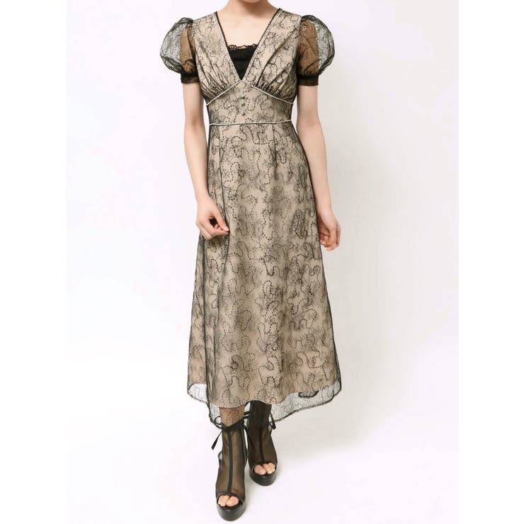 Vネックレースワンピース | EATME | 詳細画像33