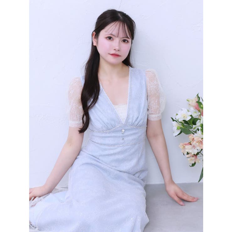 Vネックレースワンピース | EATME | 詳細画像9