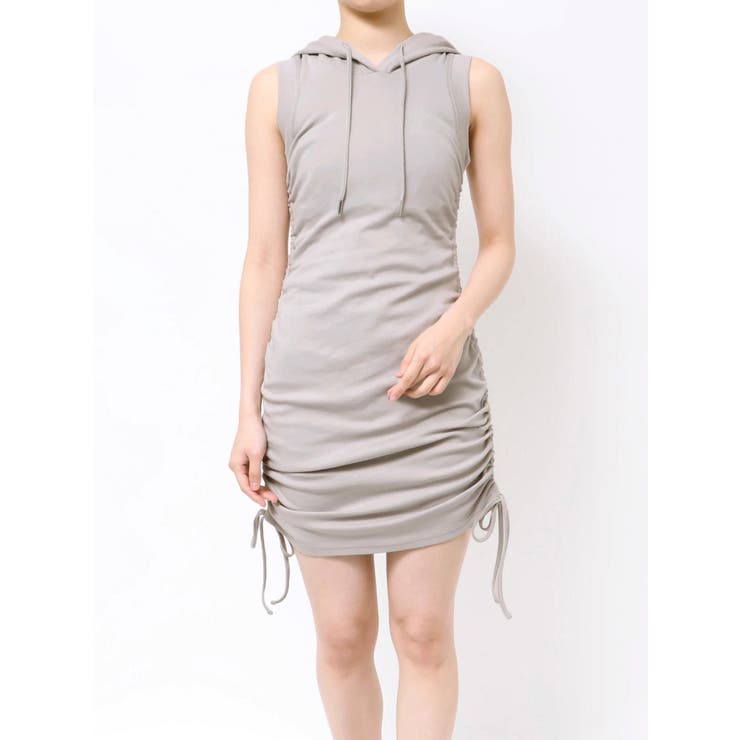 フードシャーリングタイトミニワンピース | EATME | 詳細画像47 