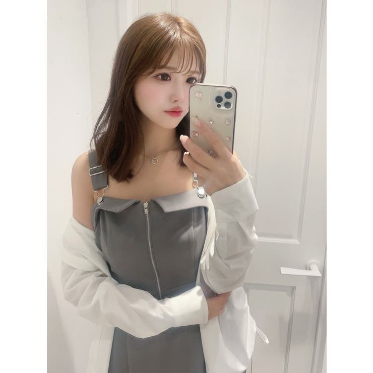 サイドレースアップマーメイドキャミワンピース | EATME | 詳細画像17 