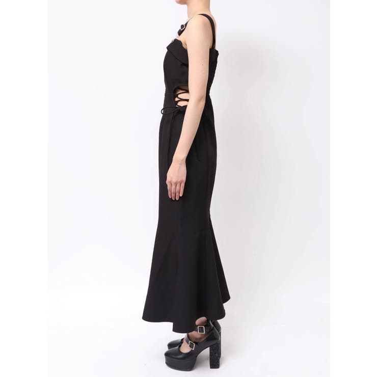 サイドレースアップマーメイドキャミワンピース | EATME | 詳細画像33 