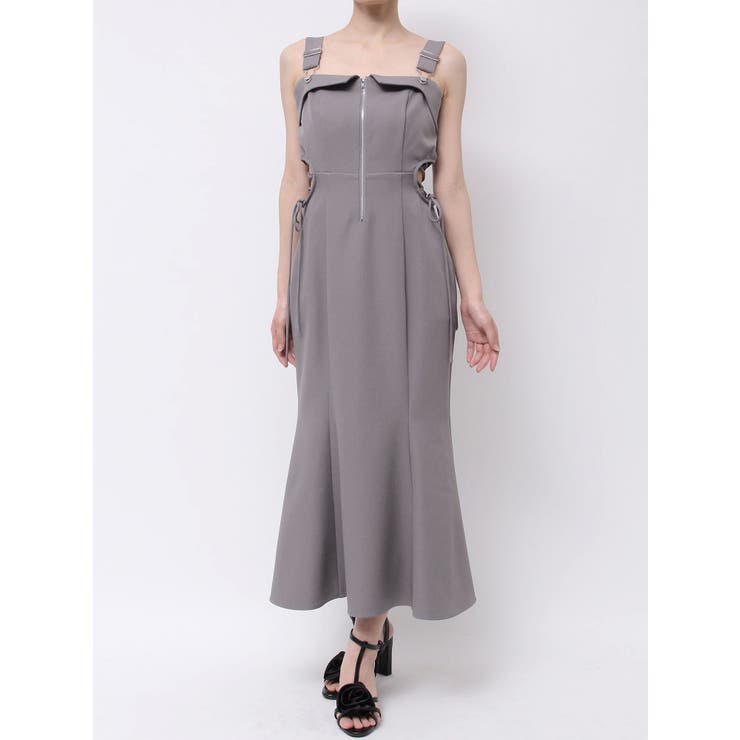 サイドレースアップマーメイドキャミワンピース | EATME | 詳細画像7 