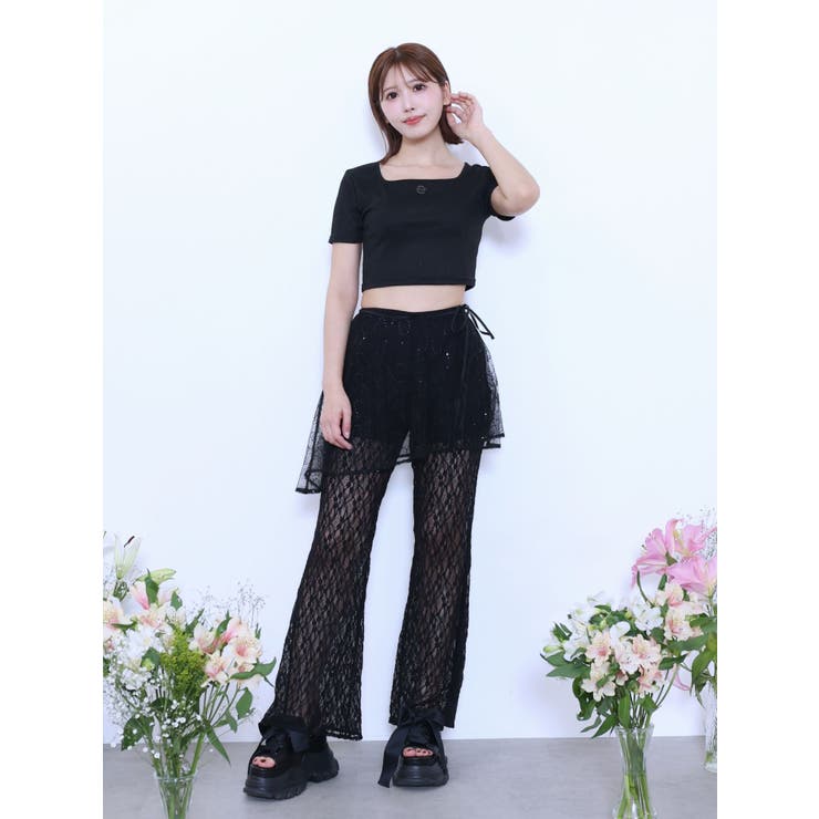 ラップフレアレースパンツ | EATME | 詳細画像12 