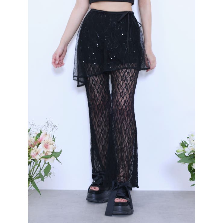 ラップフレアレースパンツ | EATME | 詳細画像15 