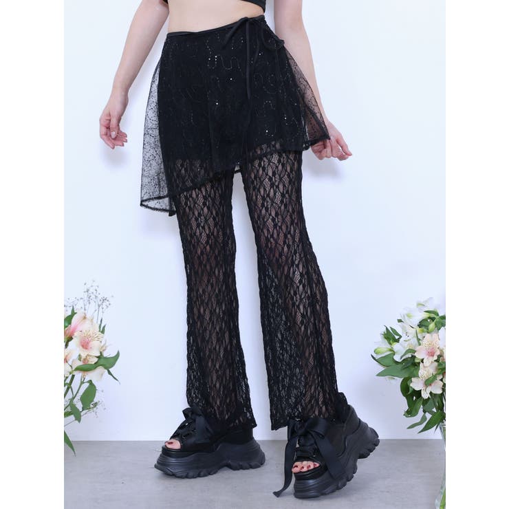 ラップフレアレースパンツ | EATME | 詳細画像16 