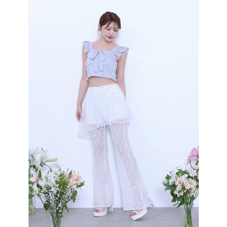 ラップフレアレースパンツ | EATME | 詳細画像5 