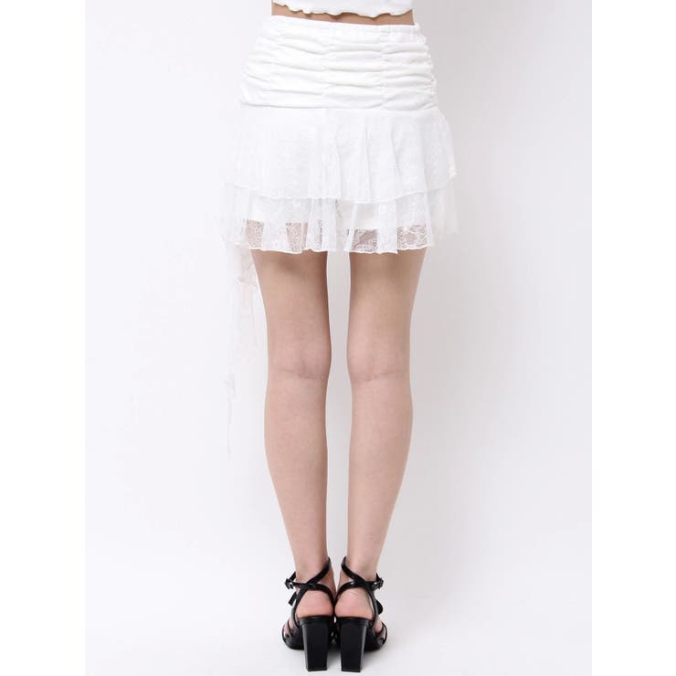 レースアシンメトリースカート | EATME | 詳細画像22 