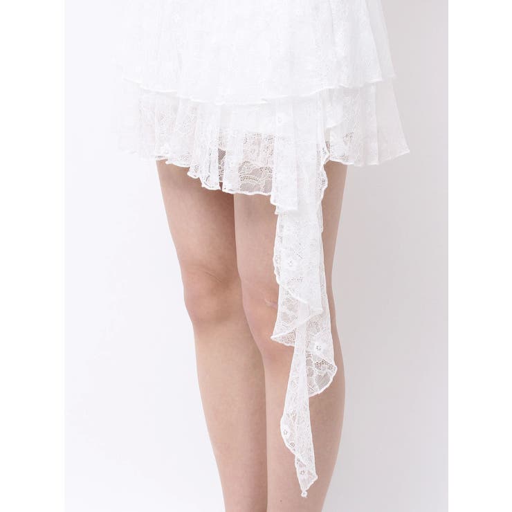 レースアシンメトリースカート | EATME | 詳細画像24 