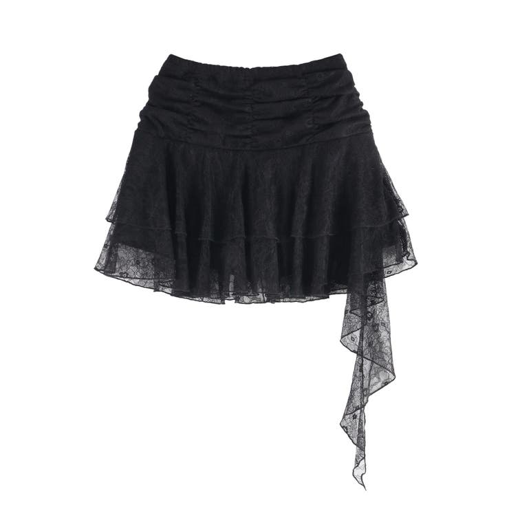 レースアシンメトリースカート | EATME | 詳細画像32 