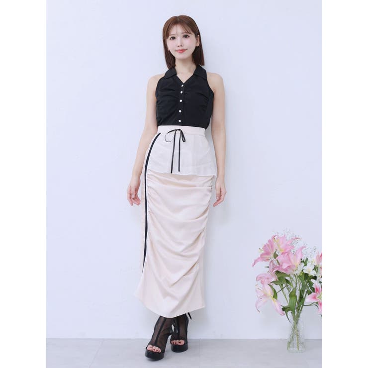 ギャザーアシンメトリースカート | EATME | 詳細画像11 