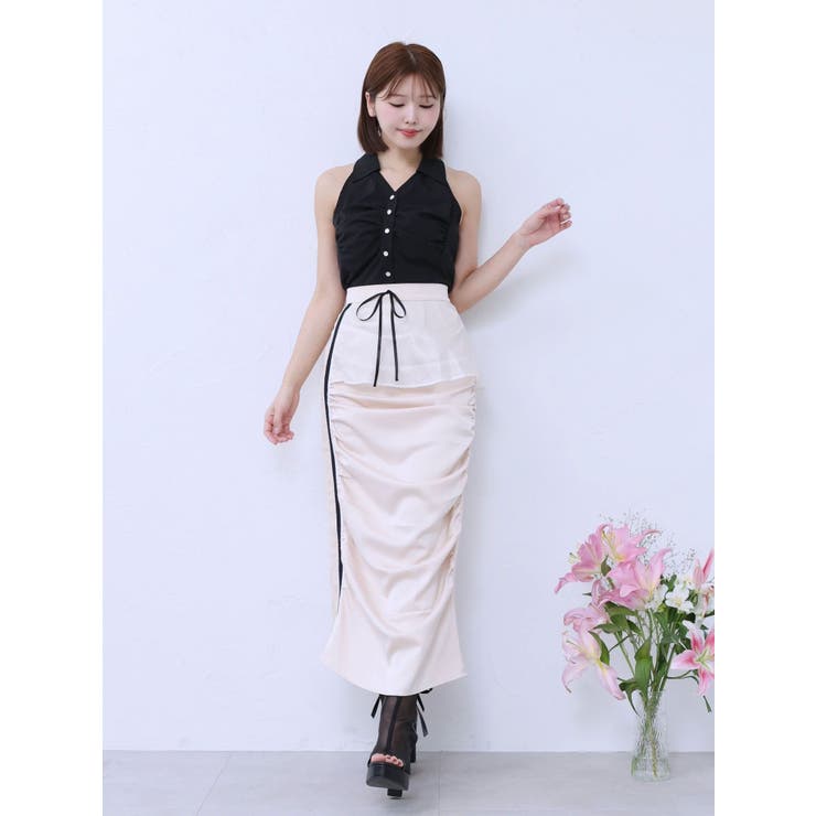 ギャザーアシンメトリースカート | EATME | 詳細画像13 