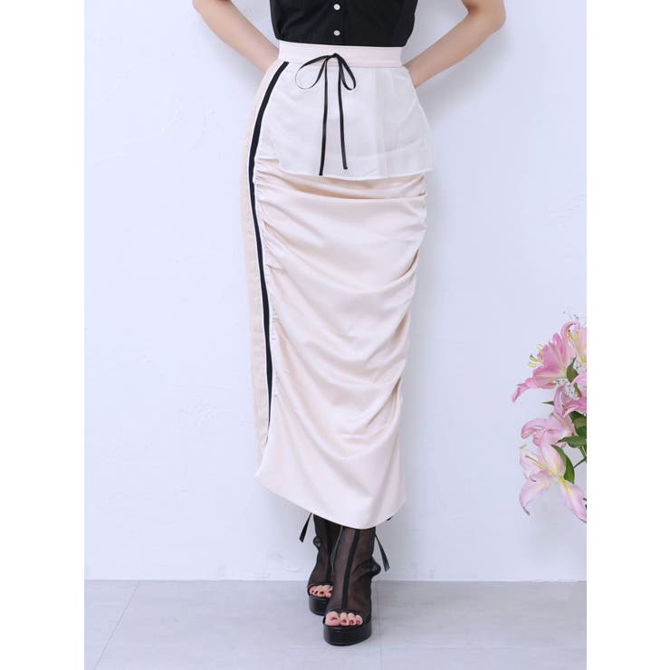 ギャザーアシンメトリースカート | EATME | 詳細画像14 