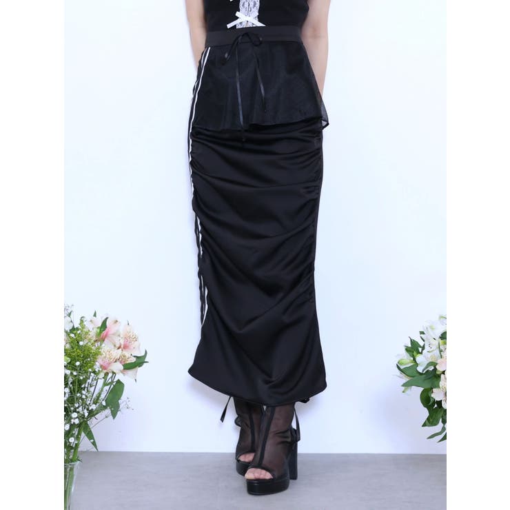 ギャザーアシンメトリースカート | EATME | 詳細画像22 