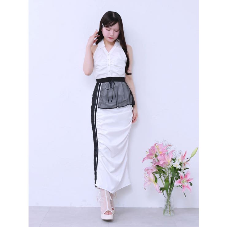 ギャザーアシンメトリースカート | EATME | 詳細画像6 