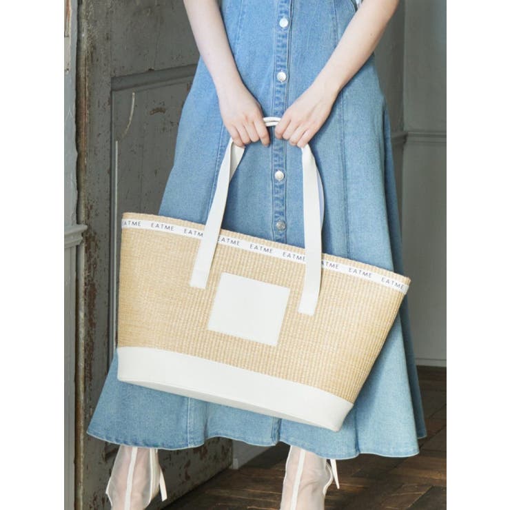オフホワイト | バケットトートバッグ | EATME
