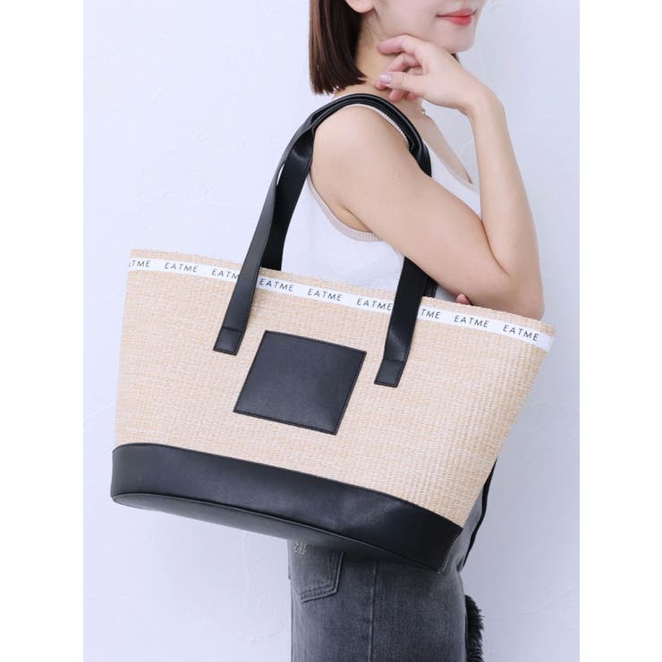 ブラック | バケットトートバッグ | EATME