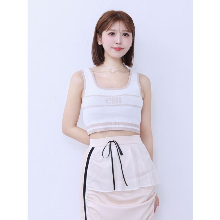 EMロゴジャガードニットTOP | EATME | 詳細画像21 