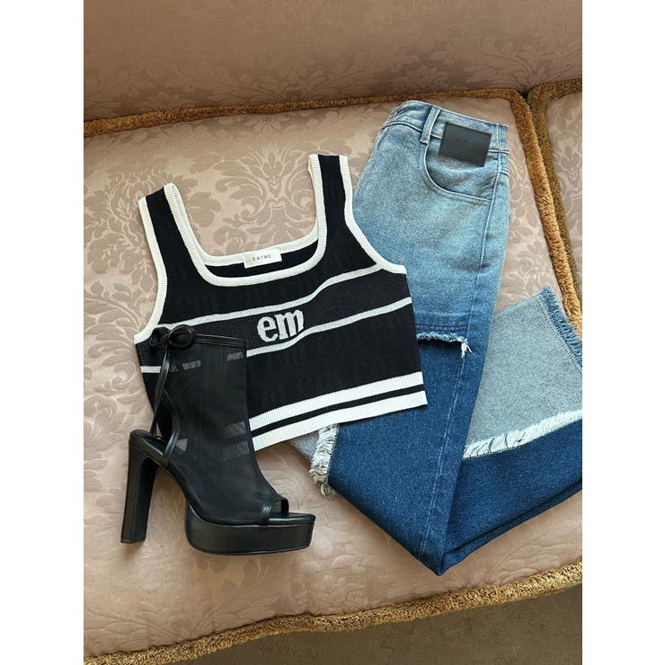 EMロゴジャガードニットTOP | EATME | 詳細画像31 