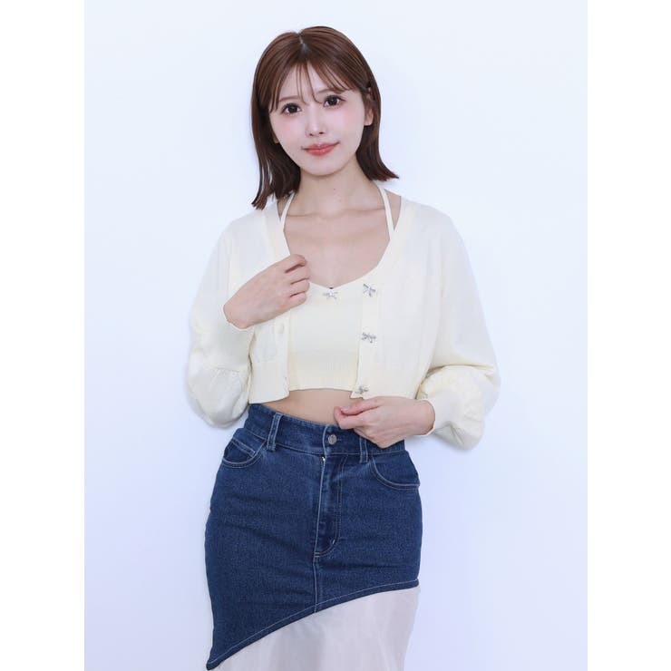 リボンボタンデザインアンサンブル | EATME | 詳細画像4 