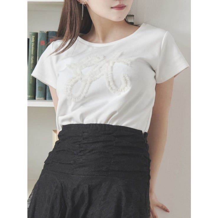 フリルモチーフTシャツ | EATME | 詳細画像1 