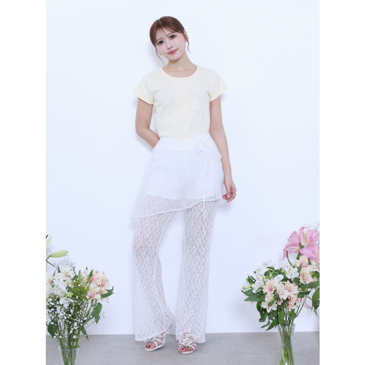 フリルモチーフTシャツ | EATME | 詳細画像16 